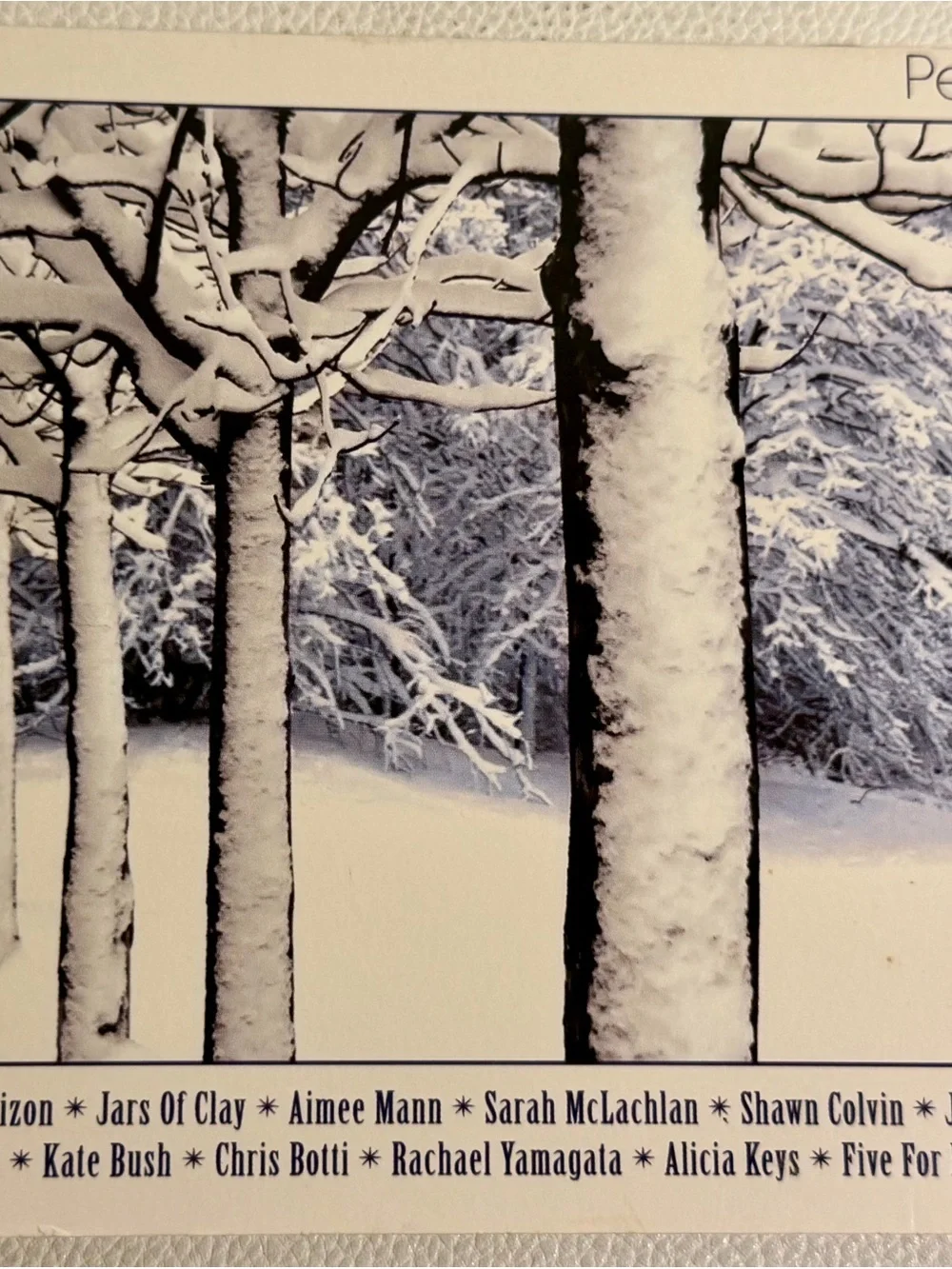 Peace Christmas CD 2007 Kate Bush Johnny Cash Alicia Keys KRB Sony Rare Holiday